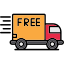 Free delivery icon